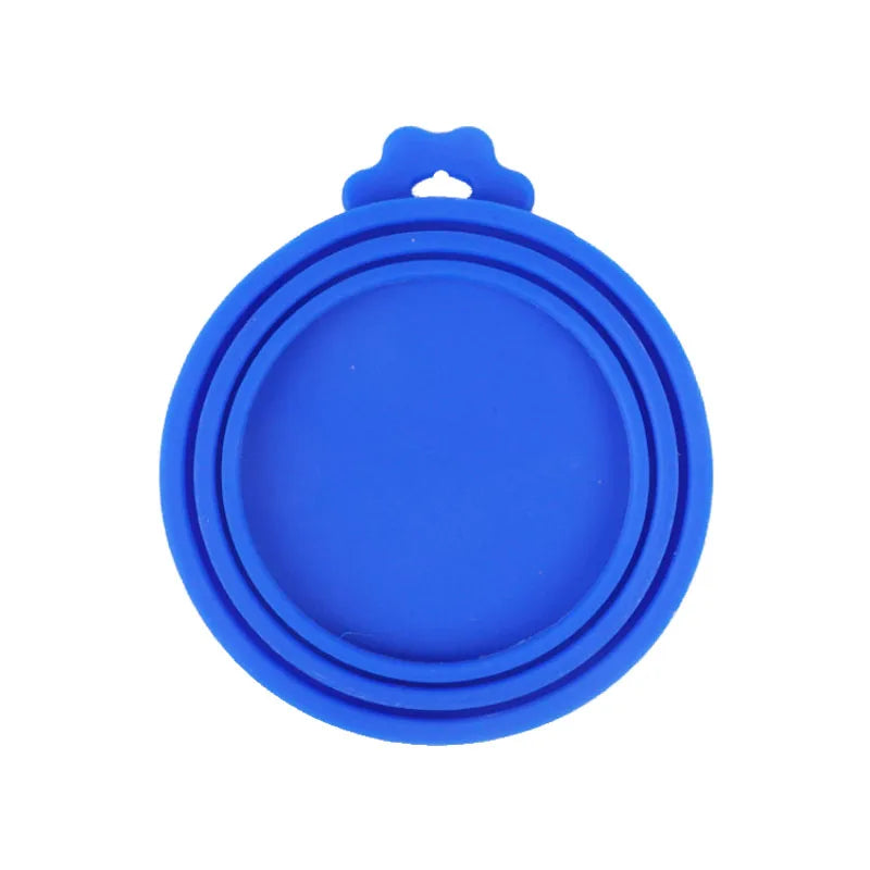Reusable Pet Food Can Cover and Spoon Set for Dogs and Cats