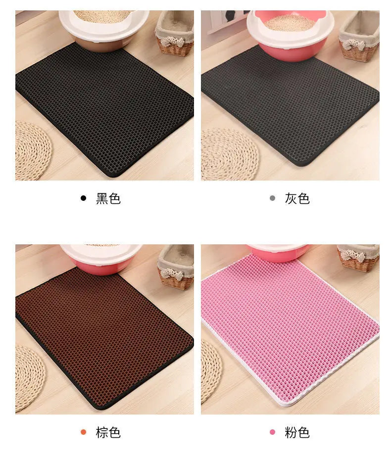 Waterproof Double-Layer Cat Litter Mat