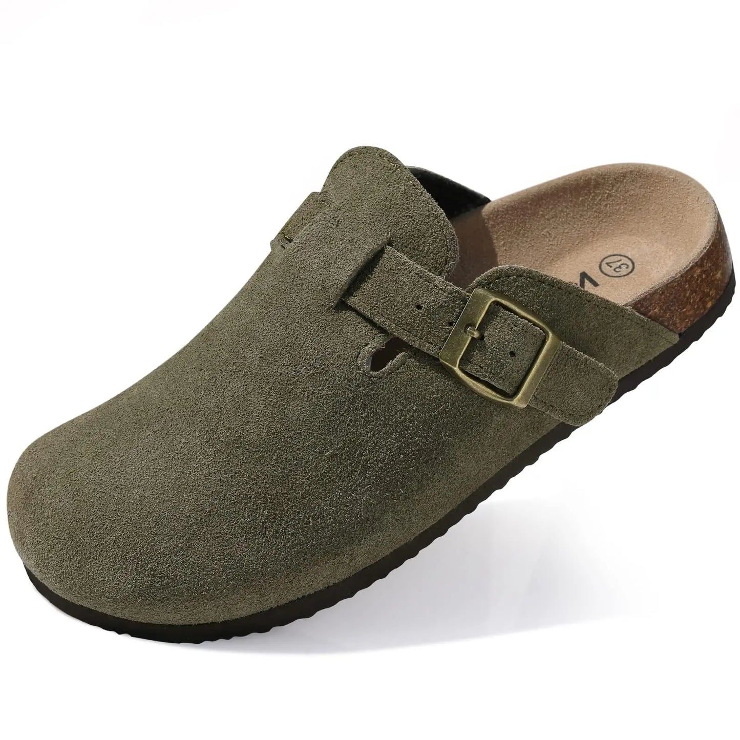 Unisex Soft Cork Clogs with Arch Support – Retro Comfort Slippers