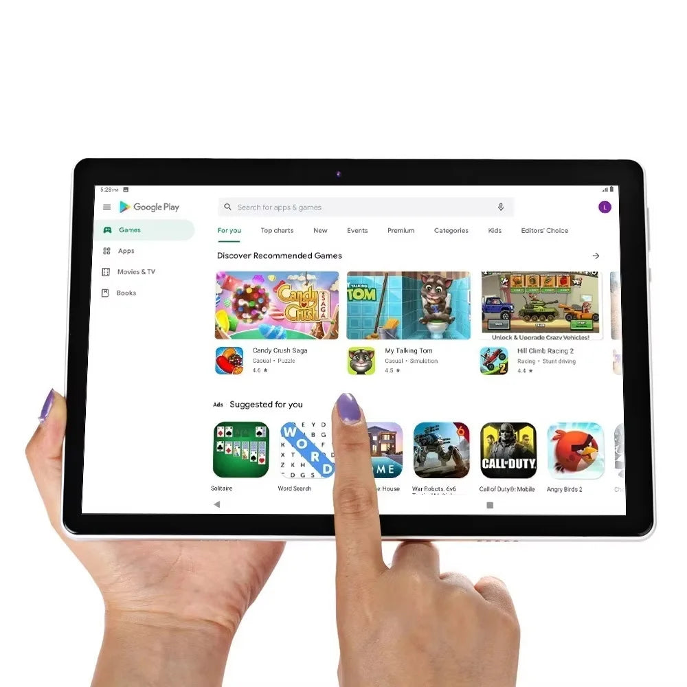 BDF S10 10.1-Inch Android Tablet - Dual SIM, Octa-Core, 4GB RAM