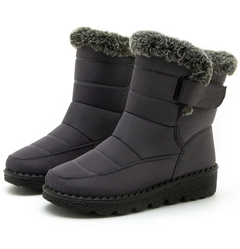 Stylish Women's Winter Boots - Waterproof, Warm
