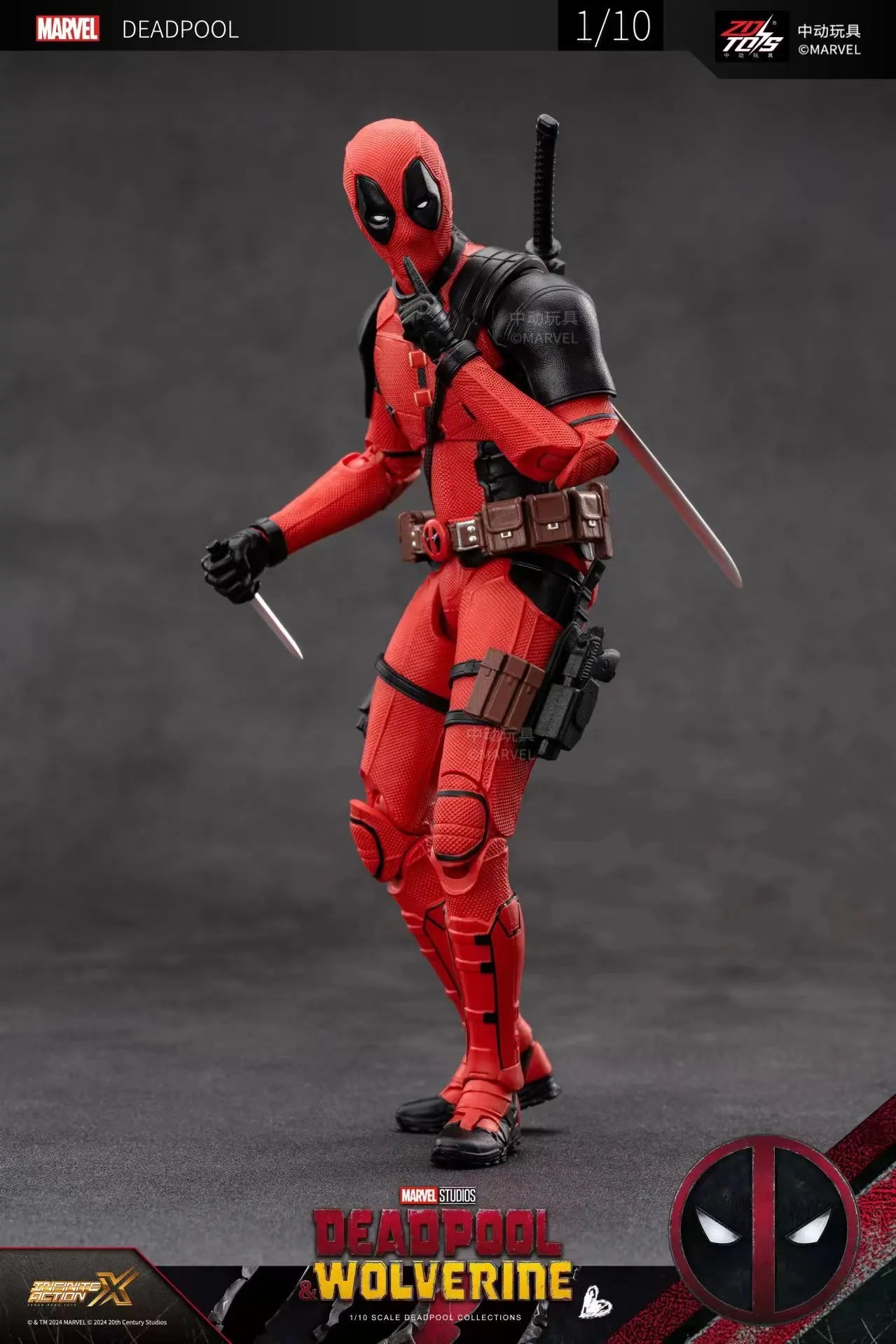Deadpool & Wolverine Action Figures - ZD Toy Series