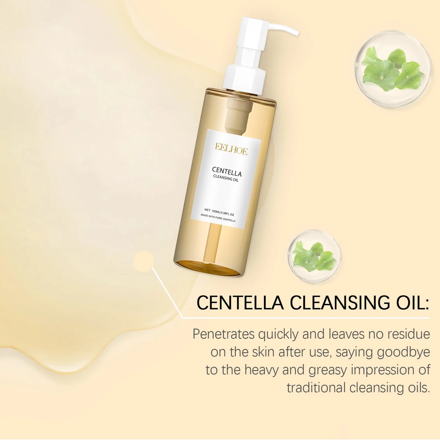 EELHOE Centella & Vitamin E Cleansing Makeup Remover Oil