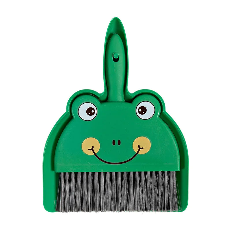 Mini Broom and Dustpan Set for Tabletop Desk and Household Cleaning