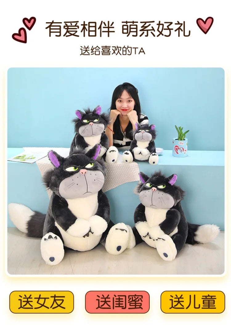Charming Disney Lucifer Plush - Authentic 30-60cm Cinderella’s Cat