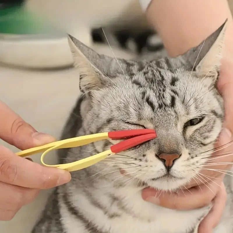 Pet Eye Comb Brush – Tear Stain Remover for Cats & Dogs
