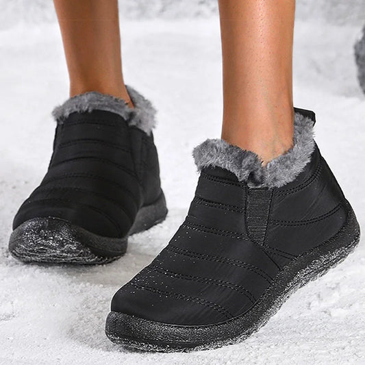 Warm Slip-On Winter Combat Snow Boots