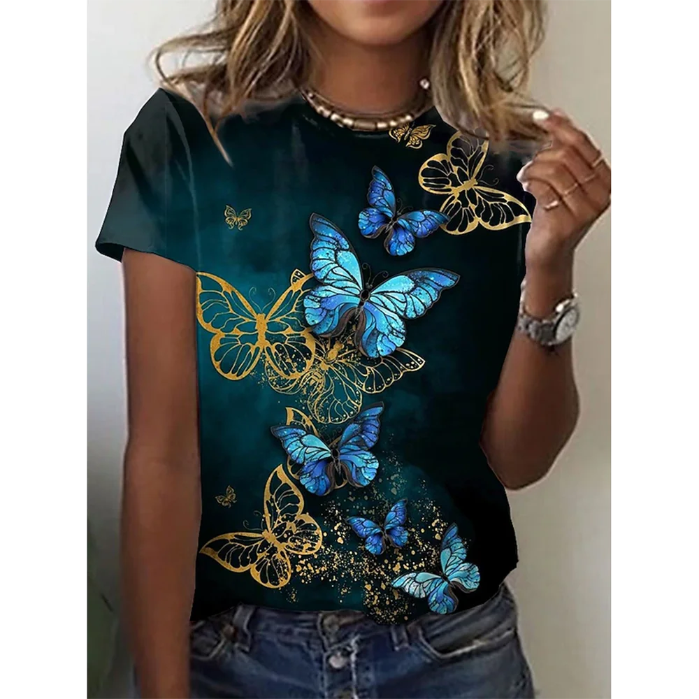 Oversized O-Neck Summer Fashion Top