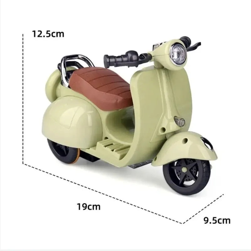 Labubu Mini Electric Motorcycle with Lights & Music – Doll Accessory Gift