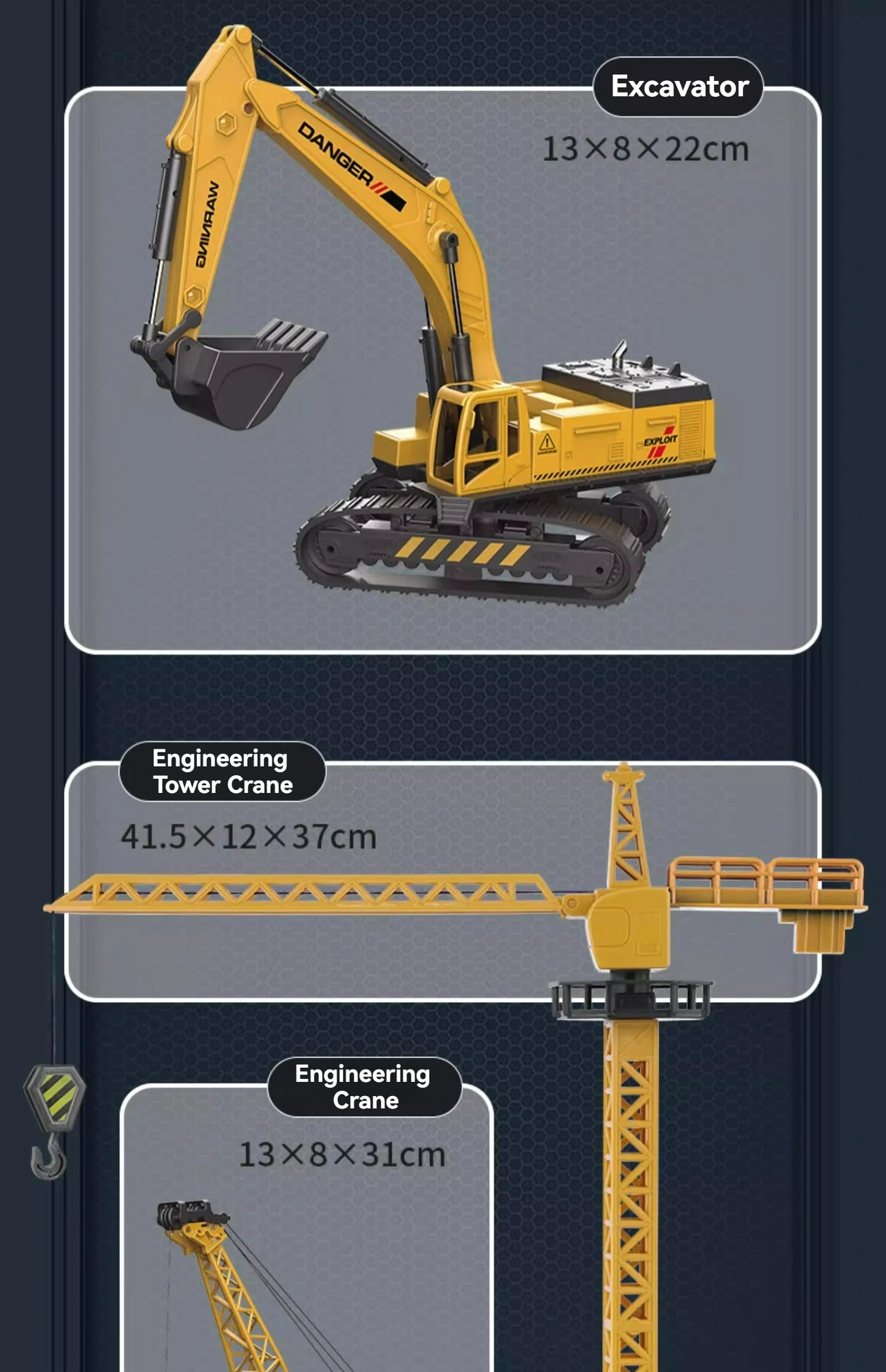 Diecast Truck Toy - Classic Construction Loader