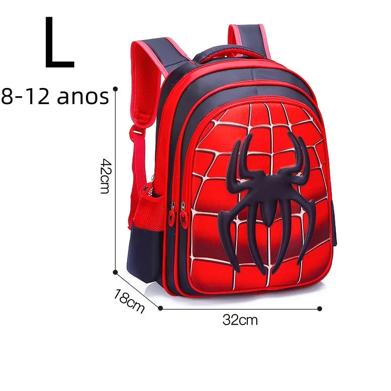 Spider King 3D Kids Backpack - Durable and Stylish Design