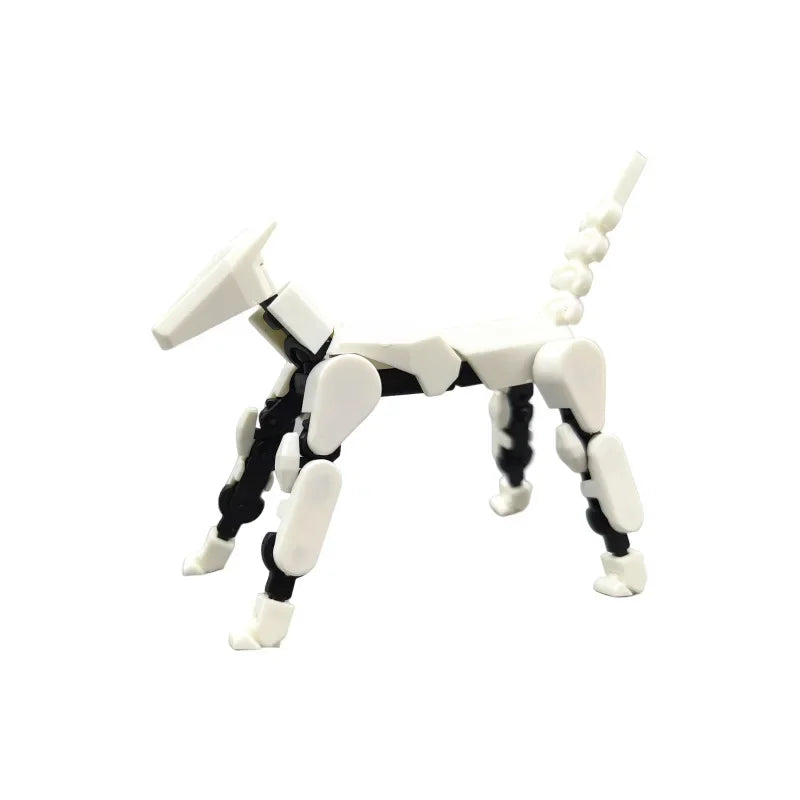 DIY Luminous T13 Multi-Jointed Movable Robot & Dog Action Figures