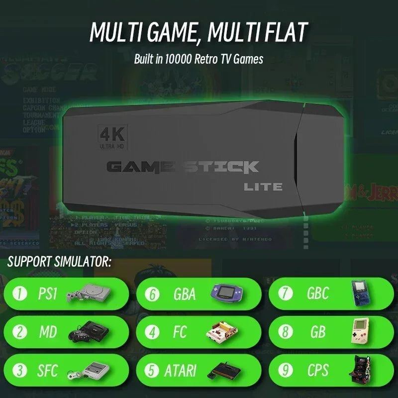 Video Game Sticks M8 2.4G Dual Wireless Controller