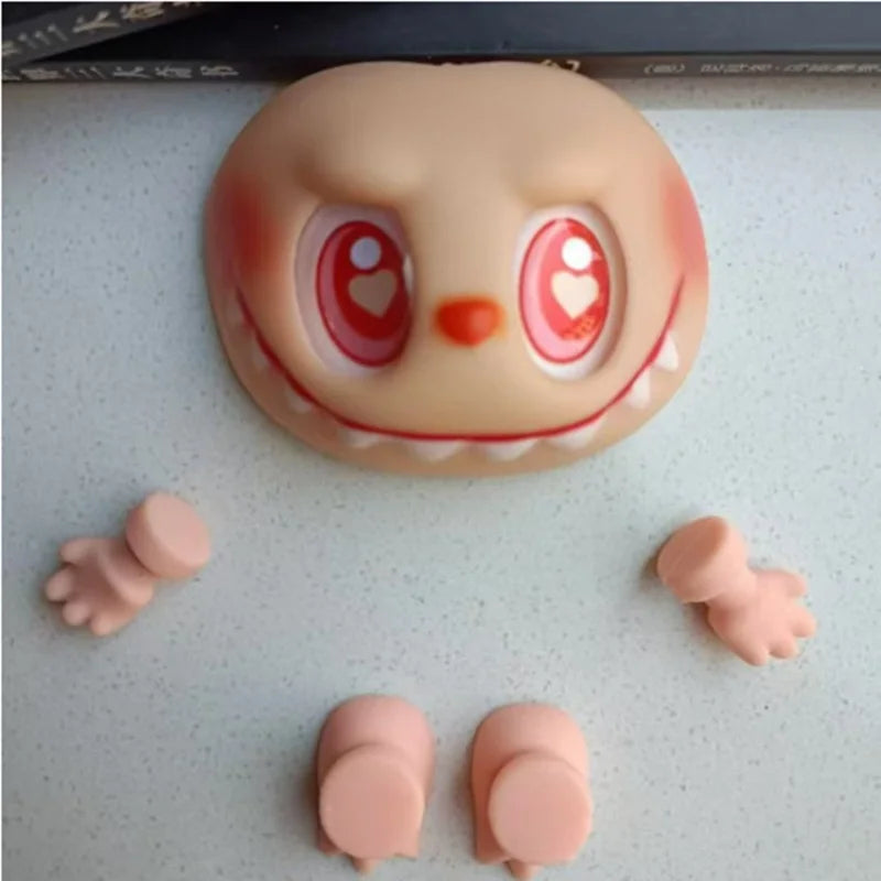 Labubu Vinyl Doll Face & Hand Accessories – DIY Emotion Switching