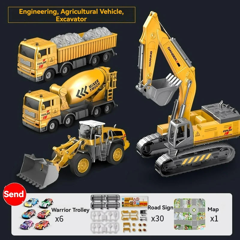 Diecast Truck Toy - Classic Construction Loader