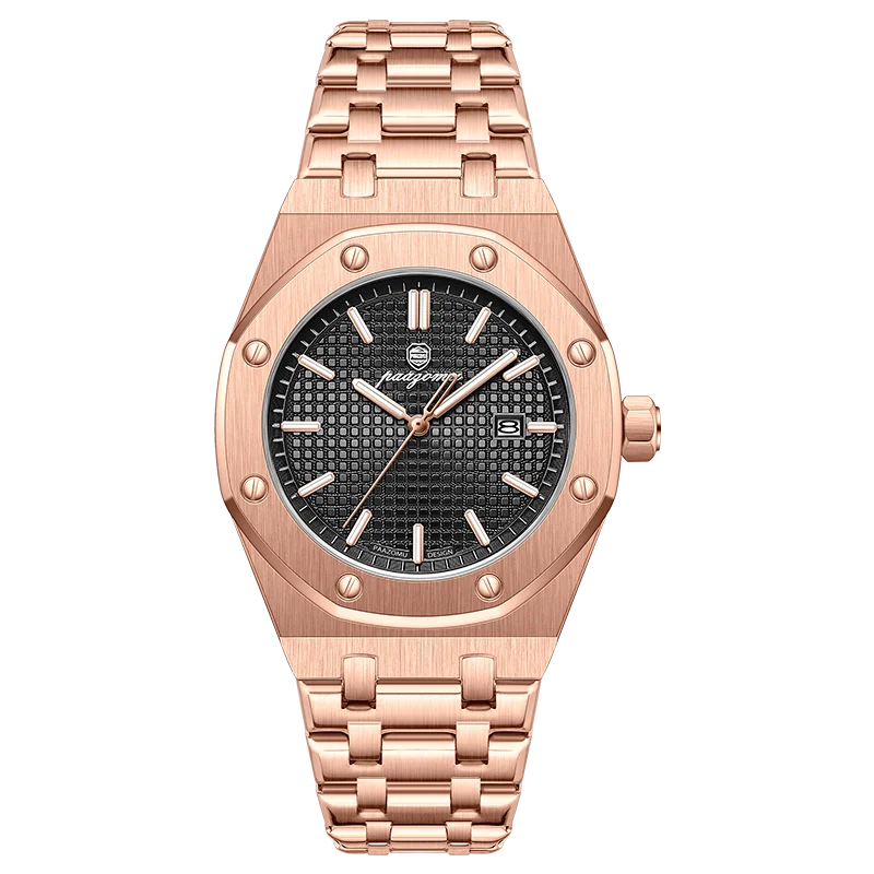 PAAZOMU Luxury Waterproof Men’s Quartz Watch – Stainless Steel Sport
