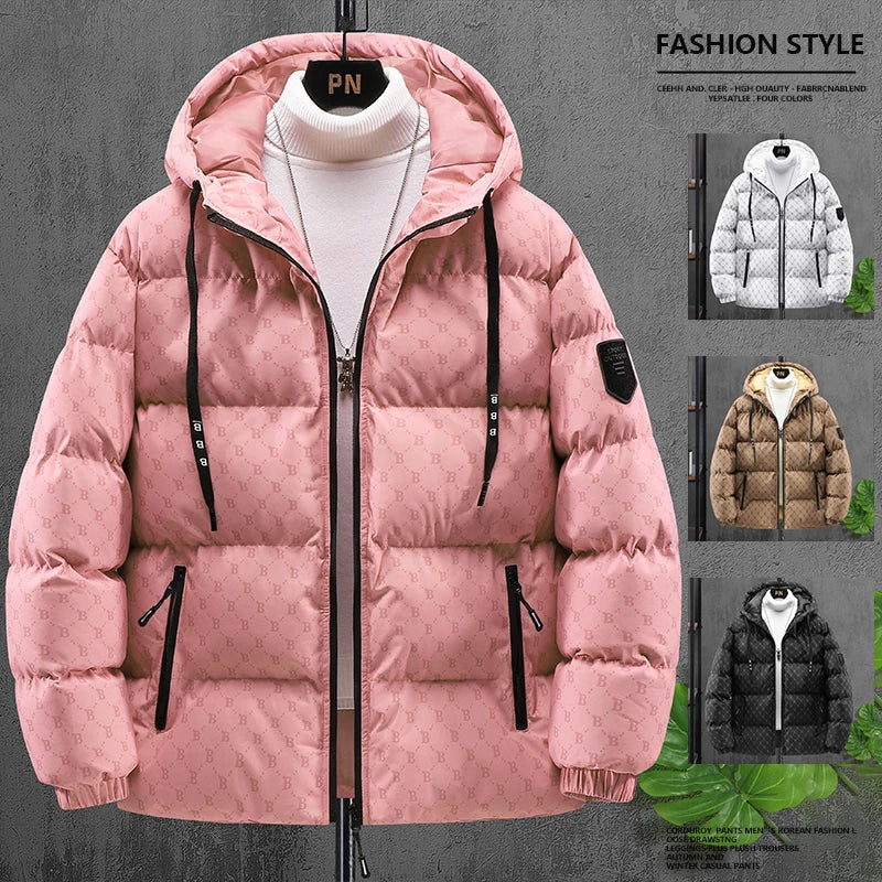 Men's Hooded Cotton-Padded Winter Jacket