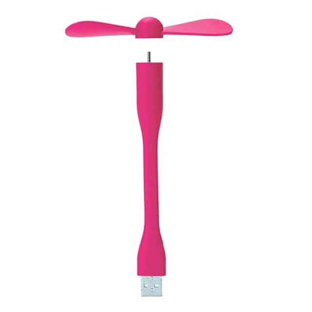 USB Mini LED Cooling Fan – Portable Laptop Cooler