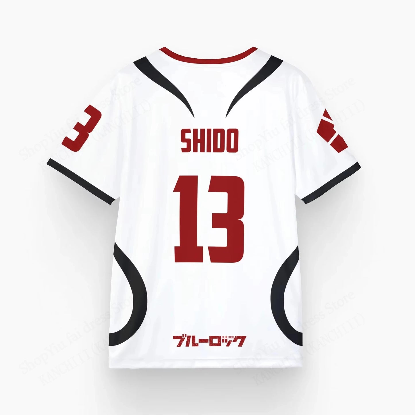 Men’s Blue Lock Sae Itoshi Anime Jersey – Oversized 3D Print T-Shirt