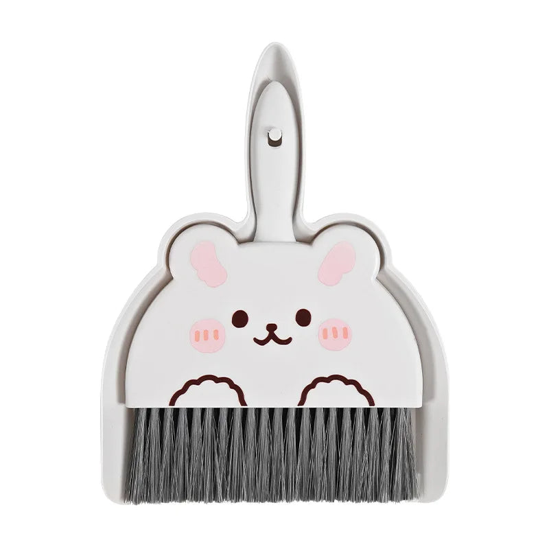 Mini Broom and Dustpan Set for Tabletop Desk and Household Cleaning