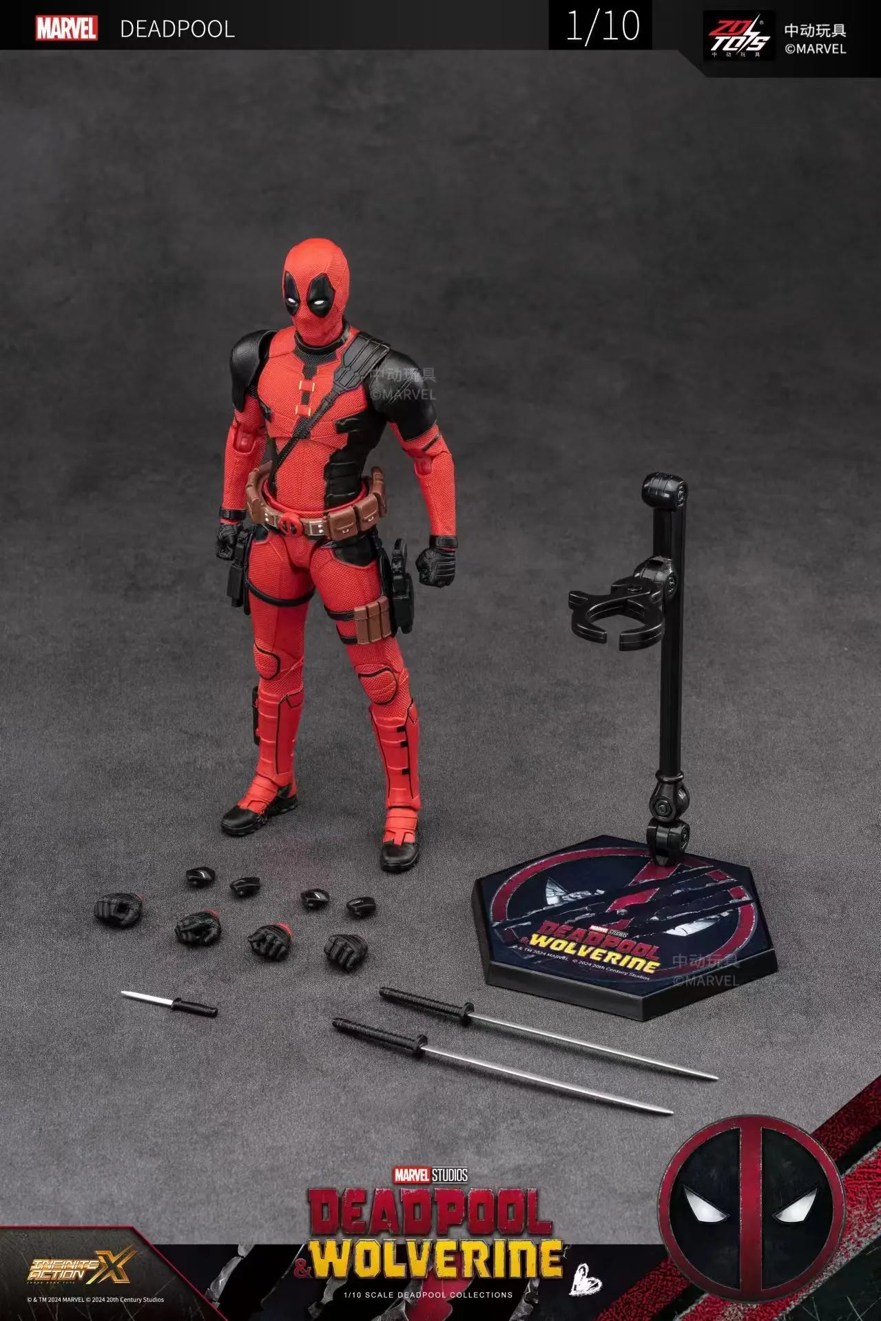 Deadpool & Wolverine Action Figures - ZD Toy Series