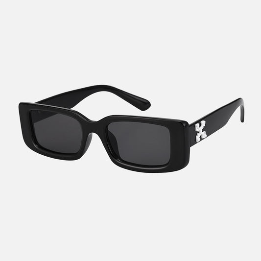 Retro Rectangle Cycling Sunglasses for Men and Women UV400 Protection