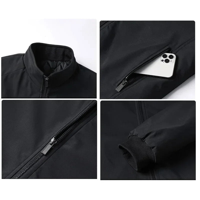 Waterproof Stand Collar Business Casual Coat