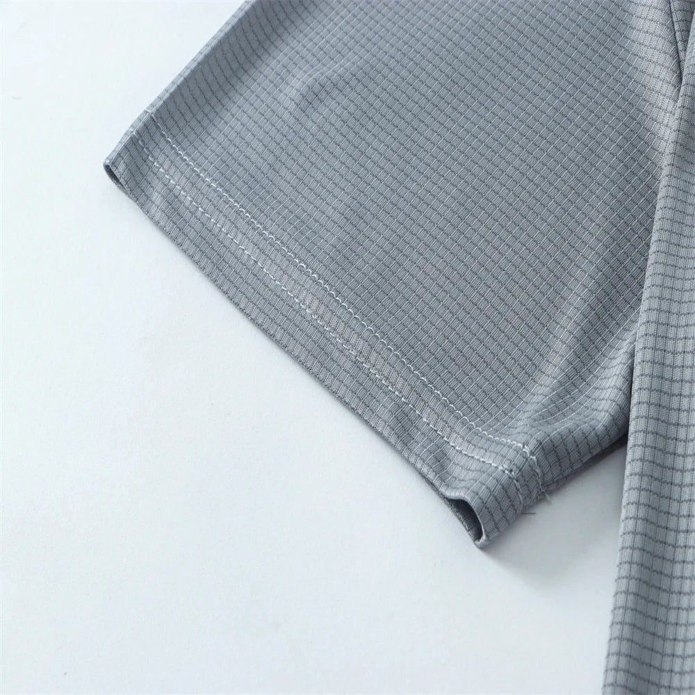 Summer Ice Silk Quick Dry Men's T-Shirt