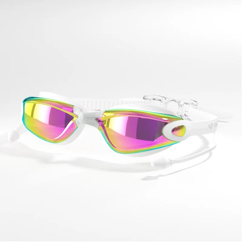 ARENA Anti-Fog UV Swim Goggles with Earplugs for Men and Women