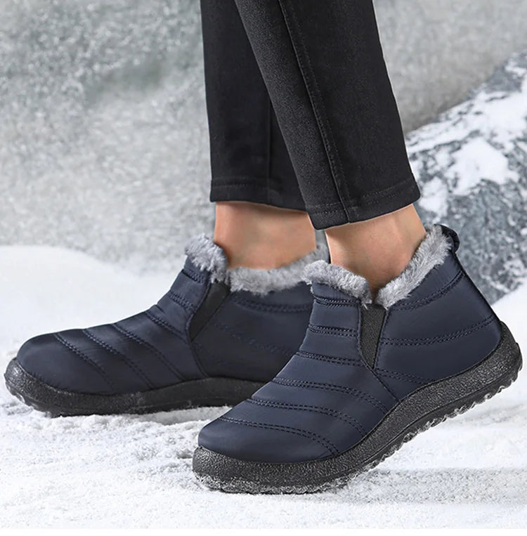 Warm Slip-On Winter Combat Snow Boots
