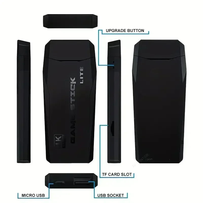 Video Game Sticks M8 2.4G Dual Wireless Controller