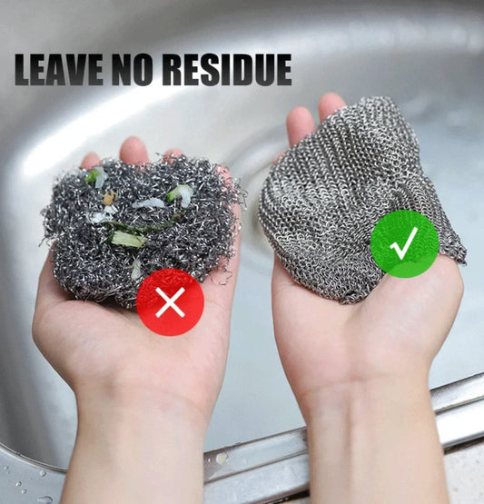 316 Stainless Steel Cast Iron Cleaner Chainmail Scrubber