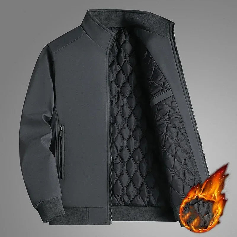 Waterproof Stand Collar Business Casual Coat