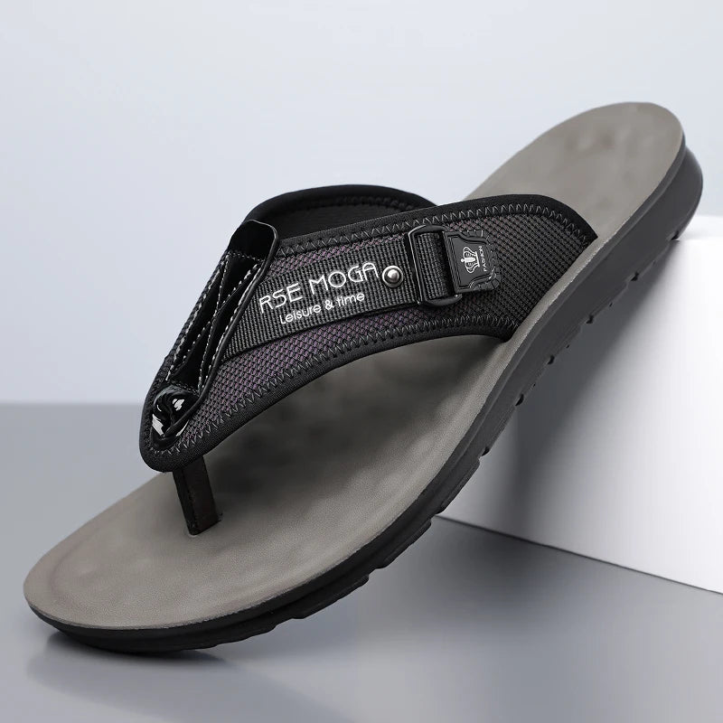 Men’s Summer Flip Flops – Fashion Non-Slip Outdoor Beach Slides