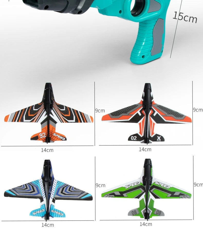 Foam Airplane Launcher – Fun Outdoor Flying Toy for Kids