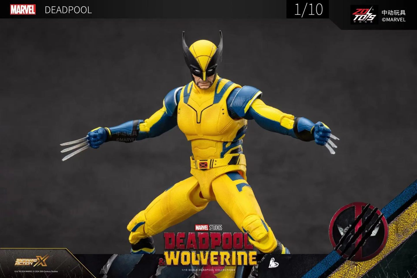 Deadpool & Wolverine Action Figures - ZD Toy Series