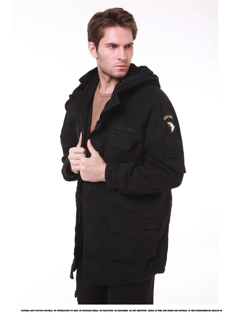 US Military Fleece Tactical Windbreaker Jacket