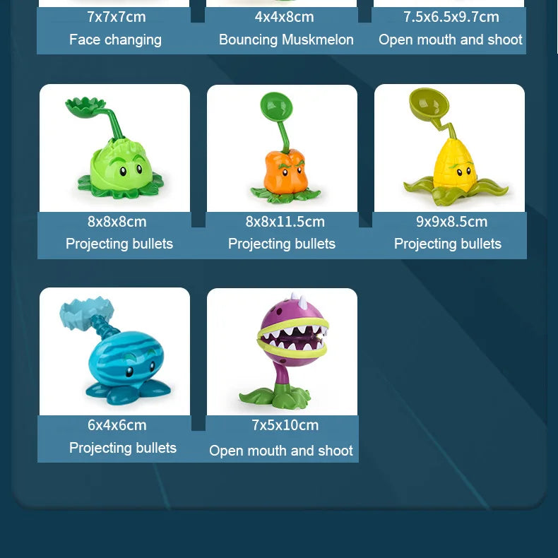 New Plants vs Zombies 2 PVZ Toys Full Set - Superior Deals