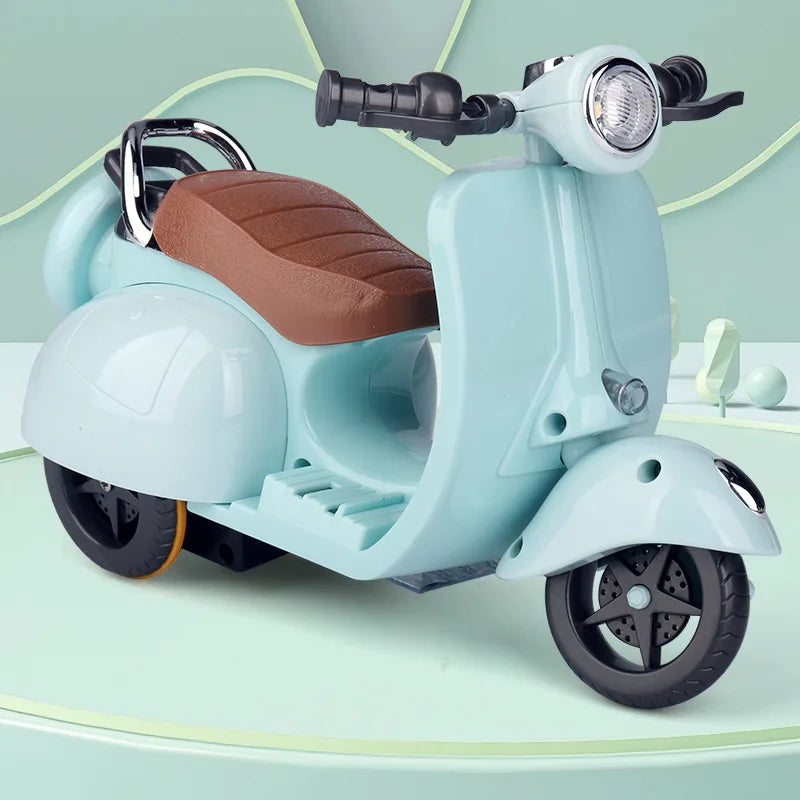 Labubu Mini Electric Motorcycle with Lights & Music – Doll Accessory Gift
