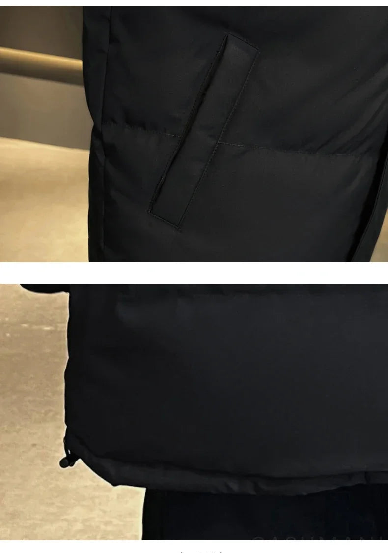 TFETTERS Autumn Winter Zip-up Hooded Parka Jacket