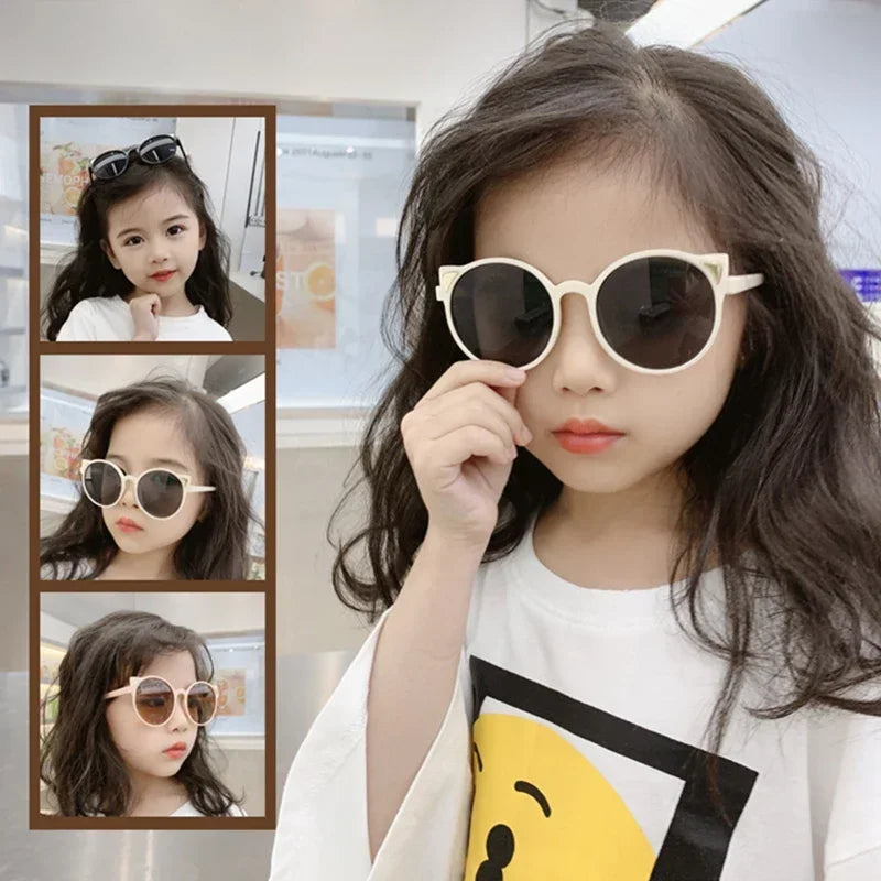 Kids Cartoon Animal Sunglasses for Boys and Girls UV Protection Outdoor Wear