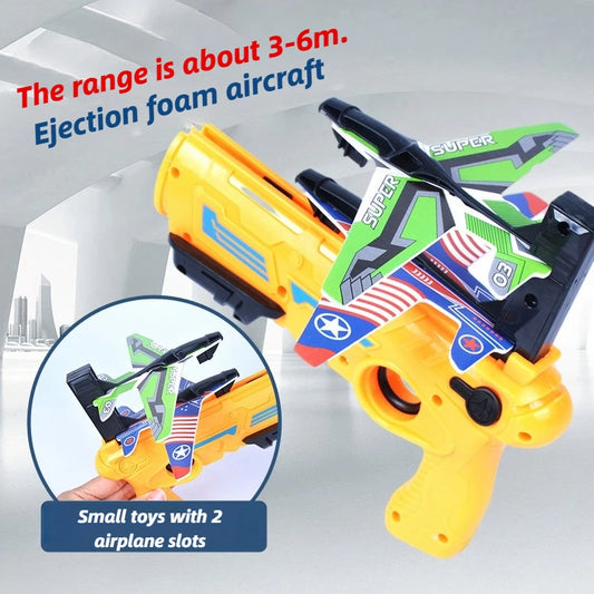 Foam Airplane Launcher – Fun Outdoor Flying Toy for Kids