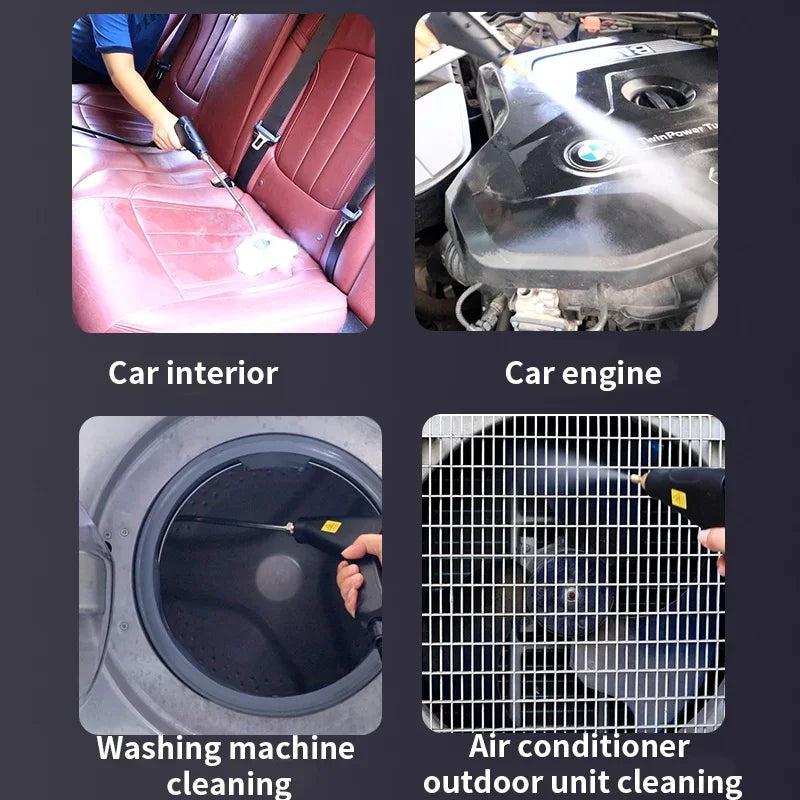 Electric High-Temperature Steam Cleaner 110V/220V for Car and Home Cleaning