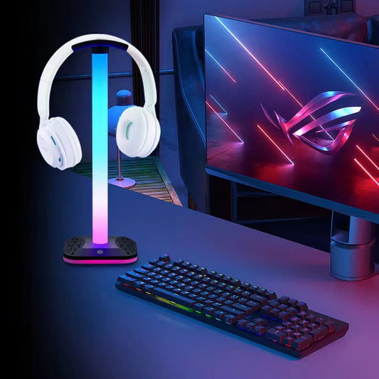 RGB Gaming Headphone Stand with LED Lighting
