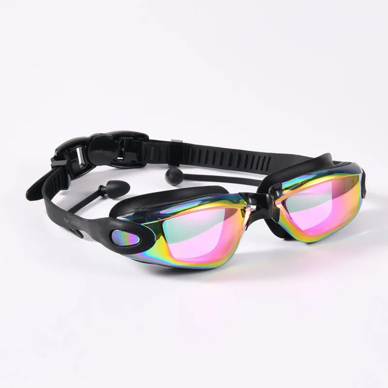 ARENA Anti-Fog UV Swim Goggles with Earplugs for Men and Women