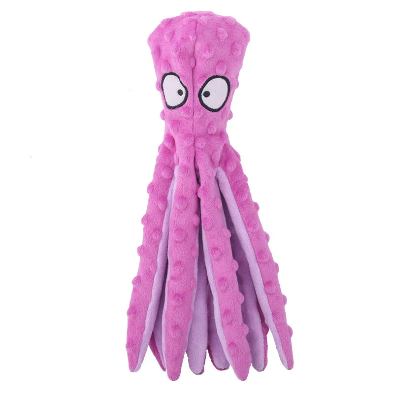 Interactive Plush Dinosaur Chew Toy for Small Dogs and Cats