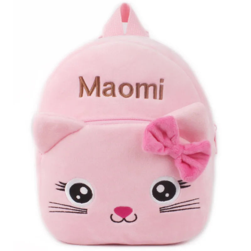 3D Cartoon Plush Kids School Backpack