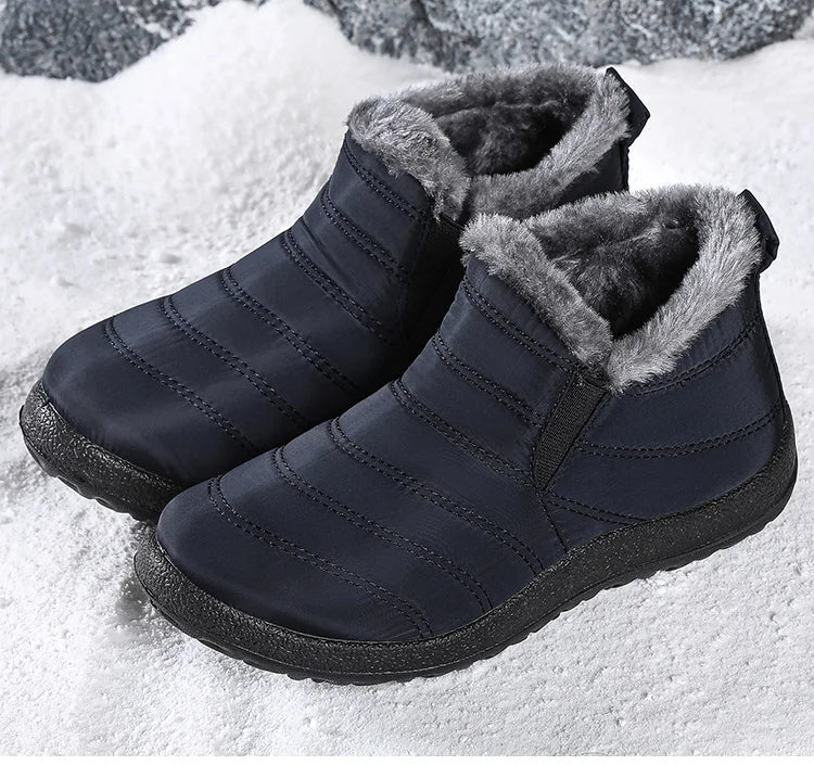 Warm Slip-On Winter Combat Snow Boots