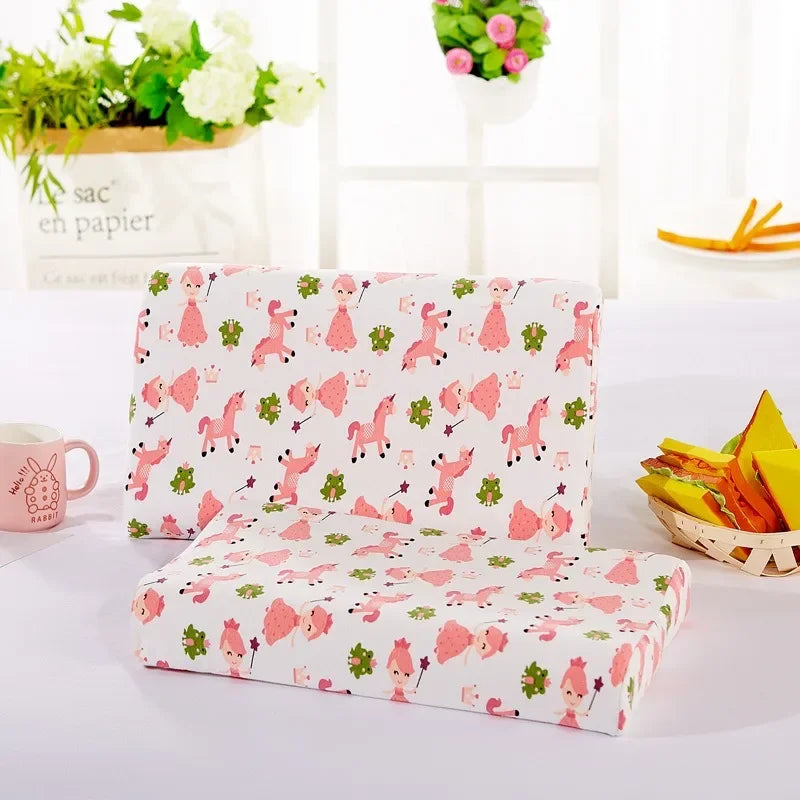 Kids Pure Cotton Latex Pillow with Neck Support for Kindergarten Use