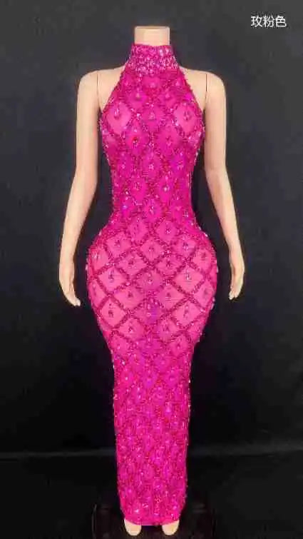 Sparkly Silver Rhinestone Prom & Evening Gown – Luxe Edition